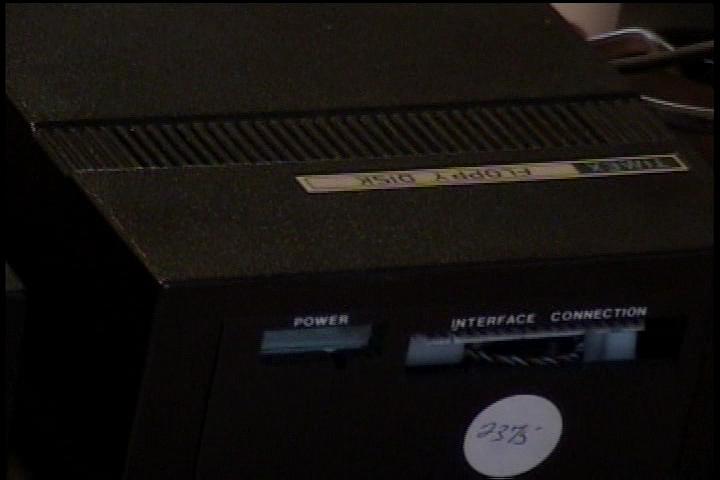 Back of disk drive A